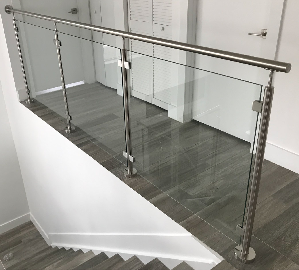 glass railing, glass stair, stair glass